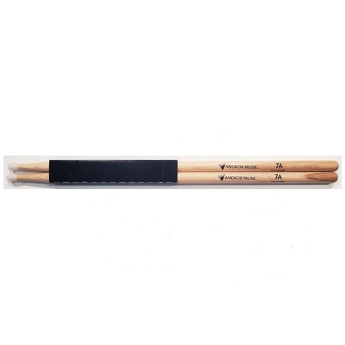 Vic Firth Nova 7A Nylon Tip 1 Pair Exclusive Angkor Music American Hickory Drumsticks