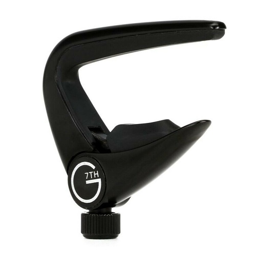 G7th Newport 6 String Guitar Capo Electric or Acoustic - BLACK