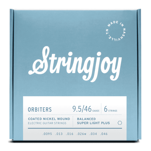 Stringjoy Orbiters | (9.5-46) Coated Nickel Wound Electric Guitar Strings