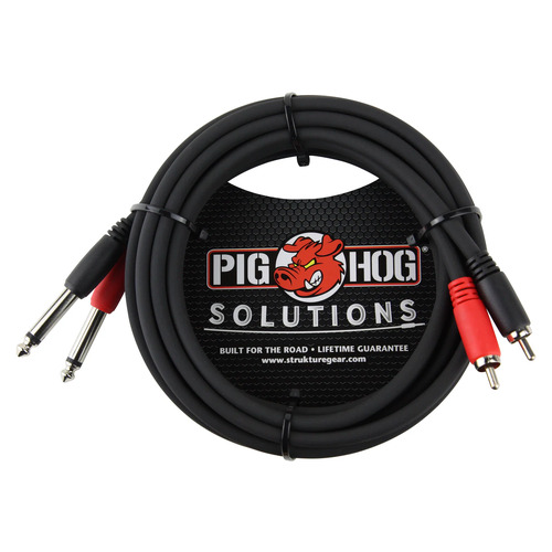 PIG HOG Solutions – 10FT RCA 1/4" dual Cable 