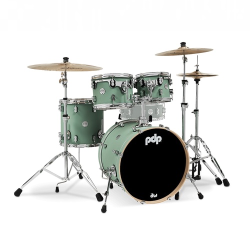 PDP Concept Maple 4-piece Drum Kit - Satin Seafoam Shell Pack