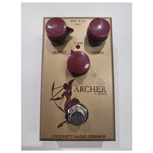 J. Rockett Audio Designs Archer Ikon Overdrive and Boost Guitar Effect Pedal - Fact2nd