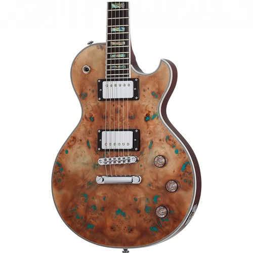 Schecter Solo-II Custom Electric Guitar - Natural Burl