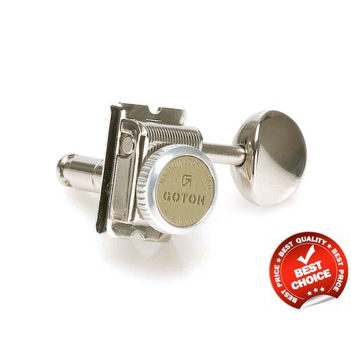 Gotoh SD91 Vintage MGT Locking Tuning Keys (set of 6 in Line ) - Nickel