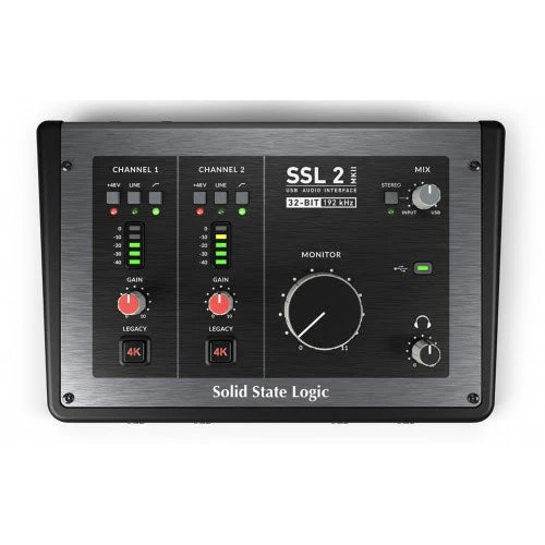 Solid State Logic SSL 2 MKII 2 x 2 USB-C Audio Interface