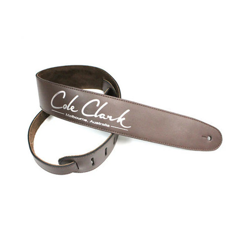 Cole Clark Guitar Strap - Saddle Brown - Leather