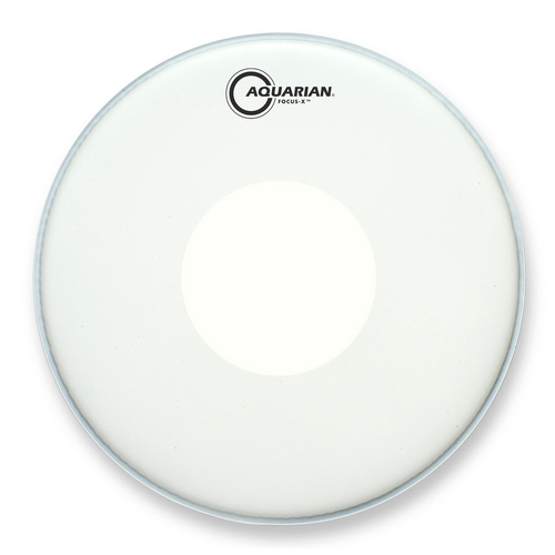 AQUARIAN TCFXPD12 FOCUS-X Coated  12"  Drum Head with Power Dot