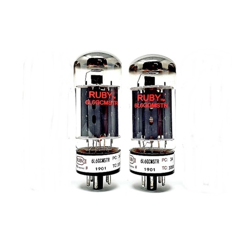 Ruby 6L6GCMSTR Power Tube Matched Pair - 2 tubes