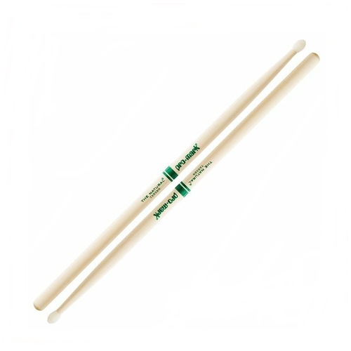 Promark The Natural American Hickory Wood Tip 5B - TXR5BW Drum Sticks 1 Pair