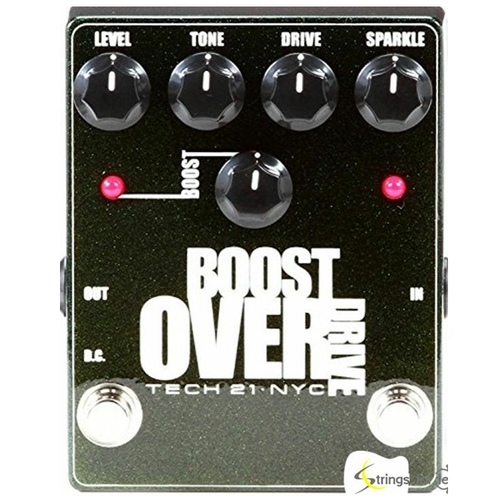 Tech 21 Boost Overdrive Guitar Effects Pedal (Metallic Series)