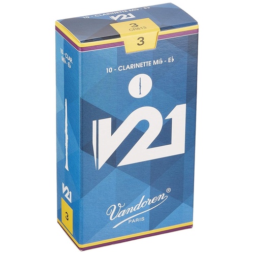 Vandoren E Flat Clarinet Reed V21 Box of 10 Grade 3