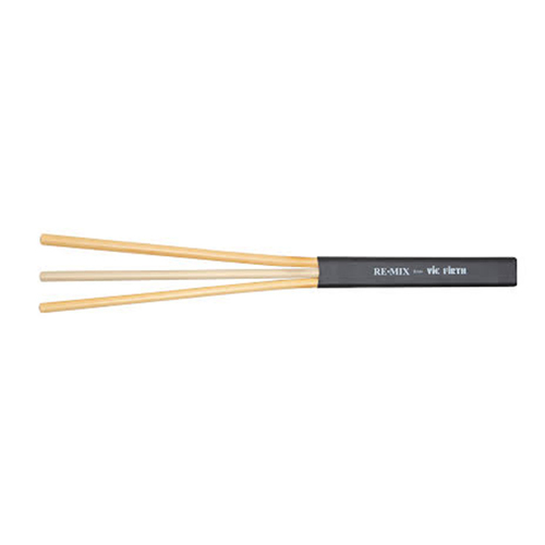 Vic Firth RM4 Re-Mix Rattan / Birch Brushes - Pair