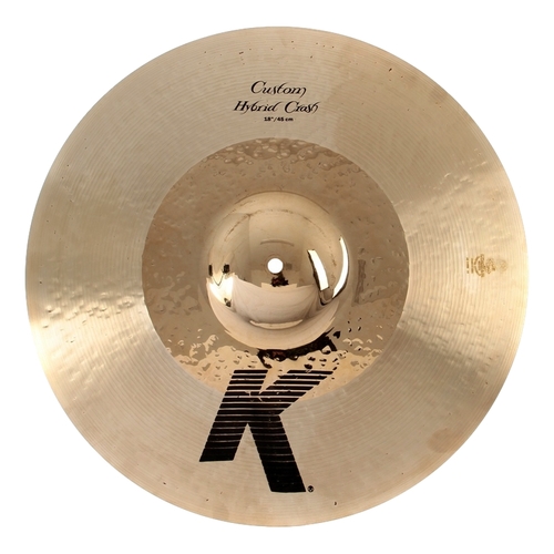 Zildjian K Custom Hybrid Crash Traditional Outer/Brilliant Inner 18" Cymbal