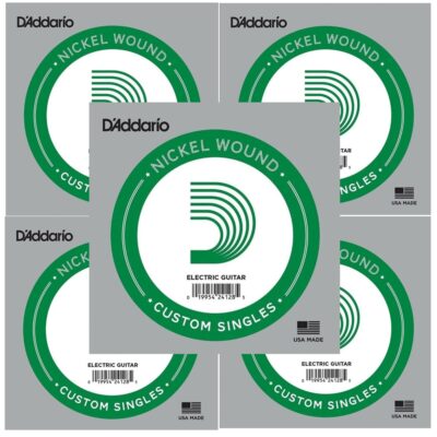 5 x DAddario NW024 Single Nickel Wound .024 Electric Guitar String Custom Gauge