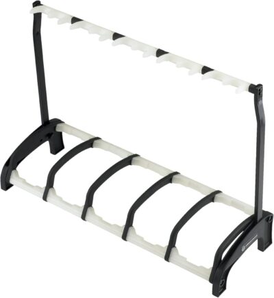 K&M 17515 Guardian 5, Five-Guitar Stand (Black)