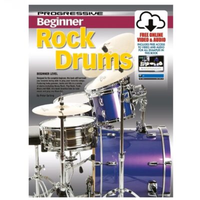 Progressive Beginner Rock Drums Book/CD/DVD(2)/DVD-Rom