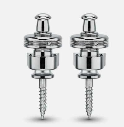 Schaller New S Locks (Pair) Nickel 14010101 Strap Locks / security Locks