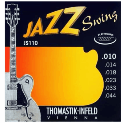 Thomastik JS110 Jazz Swing Flat Wound Electric Guitar Strings 10 - 44