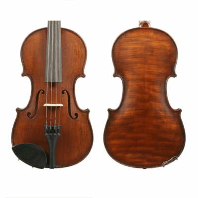 Gliga Violin  4/4 Gliga 2 Outfit Aged Dark Antique Finish Outfit  Made in Europe