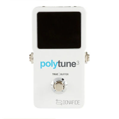 TC Electronic Polytune 3 Polyphonic Guitar Tuner Pedal with Bonafide Buffer