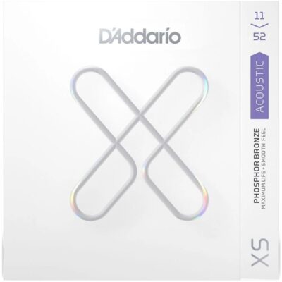 D'Addario XSAPB1152 Phosphor Bronze Acoustic Guitar Strings - .011-.052
