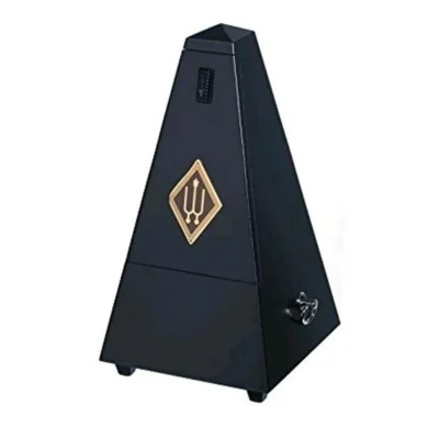 Wittner 816M System Maelzel 810 Metronome in Matt Silk Black  Wooden case