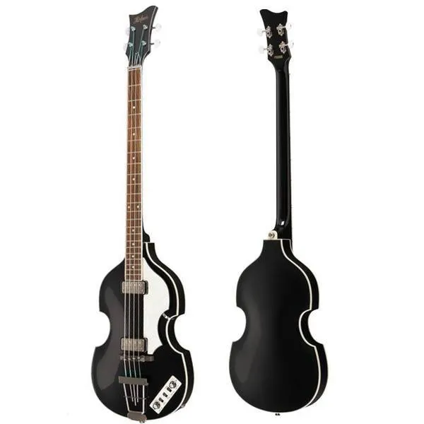 Hofner Violin Bass Contemporary Beatle Bass Black C/ Case