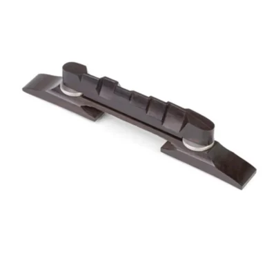 Big Bang Tone Archtop Guitar Bridge  Ebony unslotted compensated for wound G