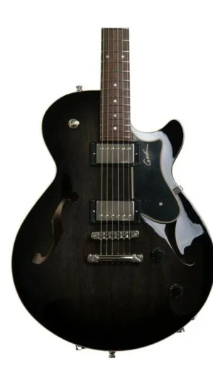 GODIN  Montreal Premiere HG - Trans Black Semi Hollow Electric Guitar