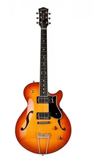 GODIN  Montreal Premiere Supreme Lightburst Flame HG Supreme Semi Hollow