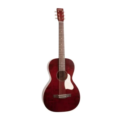 Art & Lutherie Roadhouse Acoustic / Electric Parlor Guitar - Tennessee Red
