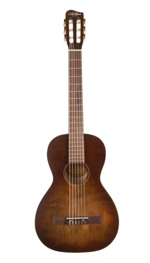 Art & Lutherie Roadhouse Parlor Nylon String Guitar  Bourbon Burst