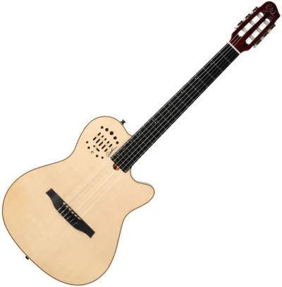 Godin Multiac Nylon Deluxe 6-String RH Classical Acoustic Electric Guitar with Gig Bag