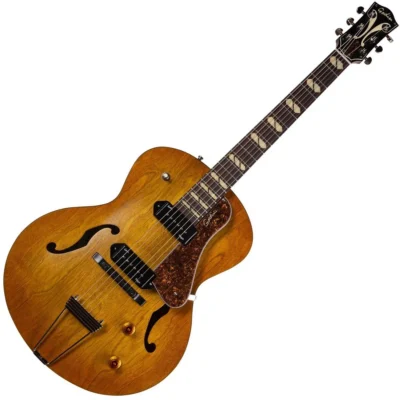 Godin 5th Avenue Jumbo P90 Hollow Body Electric Guitar - Harvest Gold