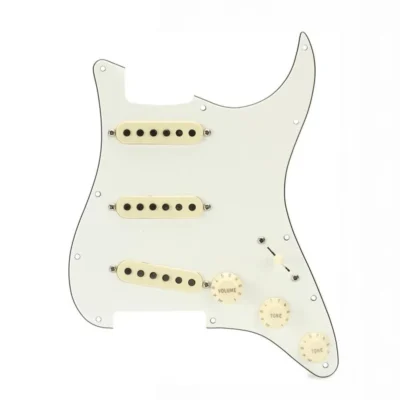 Fender Tex-Mex SSS Pre-wired Stratocaster Pickguard - Parchment 3-ply