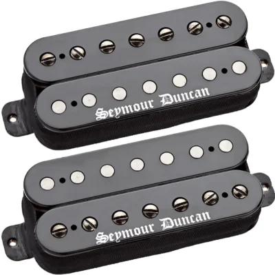 Seymour Duncan Black Winter Humbucker Pickup  7-String Set - Black