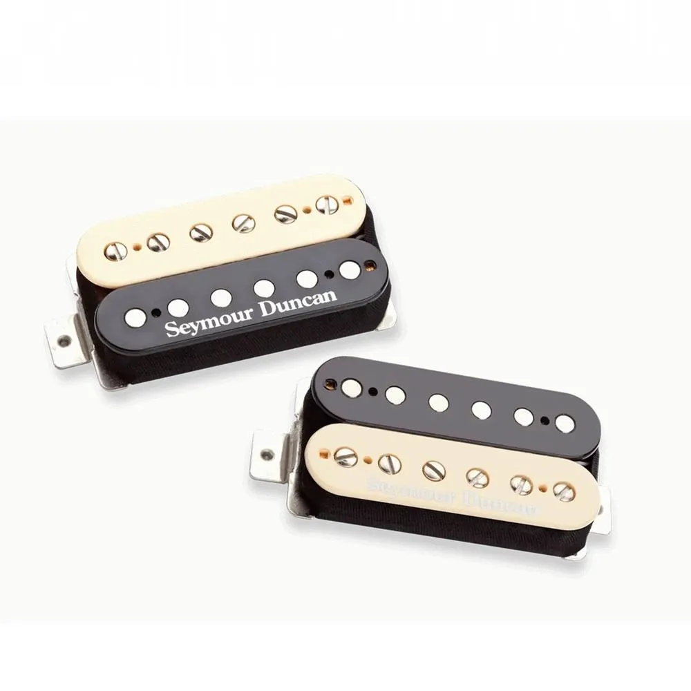 Seymour Duncan Green Magic Humbucker Pickup Set - Zebra