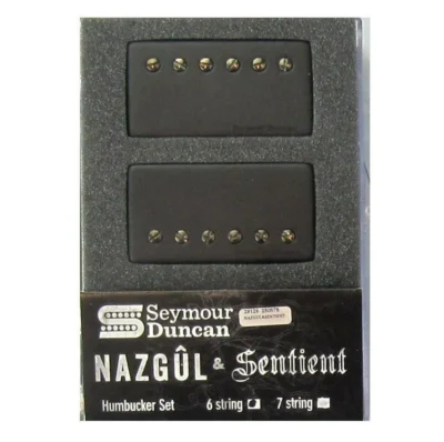 Seymour Duncan Nazgul & Sentient Humbucker Set - custom Black Guitar Pickup set