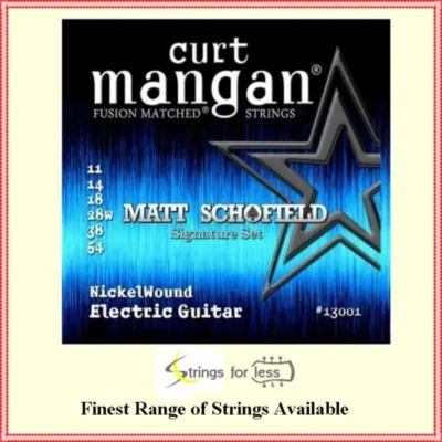 Curt Mangan Fusion Matched Nickel Wound Electric Guitar Strings 11 - 54