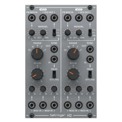 The Behringer Legendary Analog Authentic 112 Dual VCO Module For Eurorack