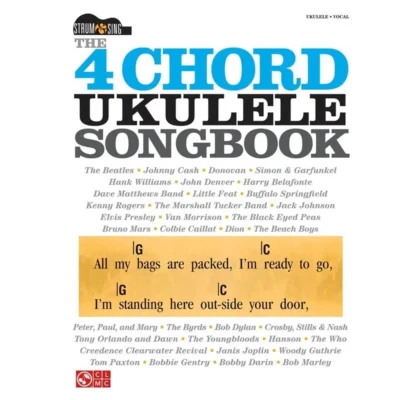 Hal Leonard The 4-Chord Ukulele Songbook Strum and Sing