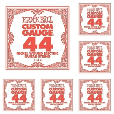 6 X Ernie Ball .044w Gauge Nickel Wound electric Single Guitar String PO1144