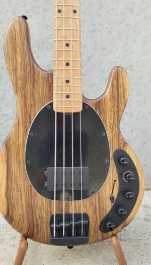 Ernie Ball Music Man BFR DarkRay Bass Guitar - Shadow Korina