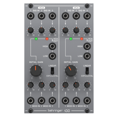 The Behringer Legendary Analog 130 Dual VCA Module For Eurorack