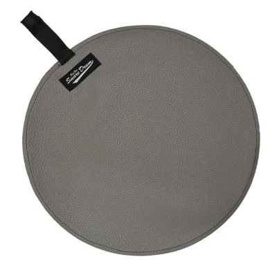 Big Fat Snare Drum Faux Suede 14" - Grey Skies