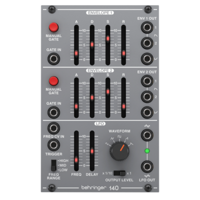 The Behringer Legendary Analog 140 Dual Envelope LFO Module For Eurorack