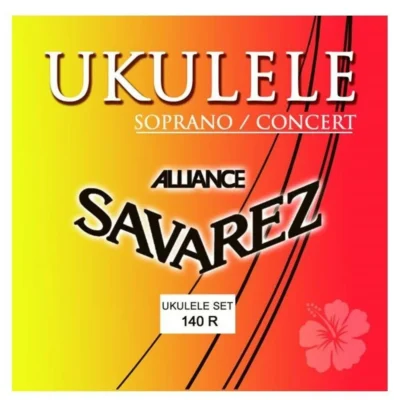 Savarez Ukulele Strings Soprano or Concert Alliance, 4-string Set