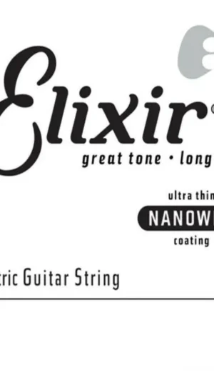 Elixir Electric Guitar Wound Single String NANOWEB Coating, .036