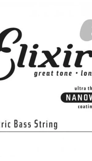 Elixir Electric Guitar Single String Wound Nickel Plated Steel, .042