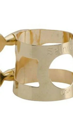 Conn-Selmer Alto Sax Ligature - Gold Lacquered
